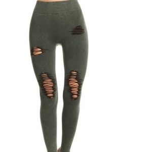 Yelete distressed leggings
